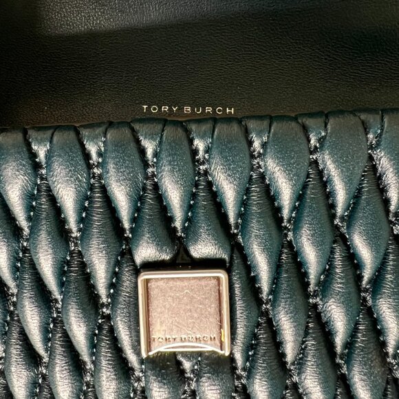 Tory Burch Kira Mini Diamond Leather Flap Shoulder Bag - Picture 9 of 9